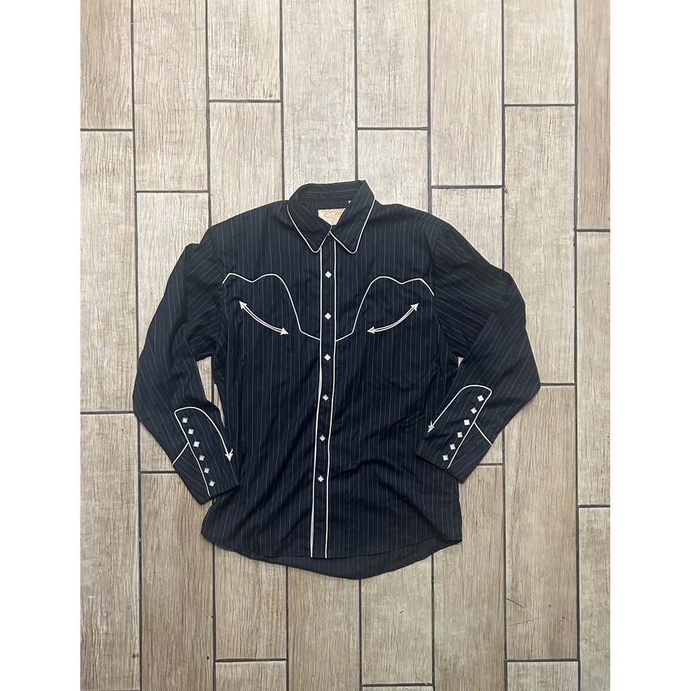 Western cowboy Striped button down